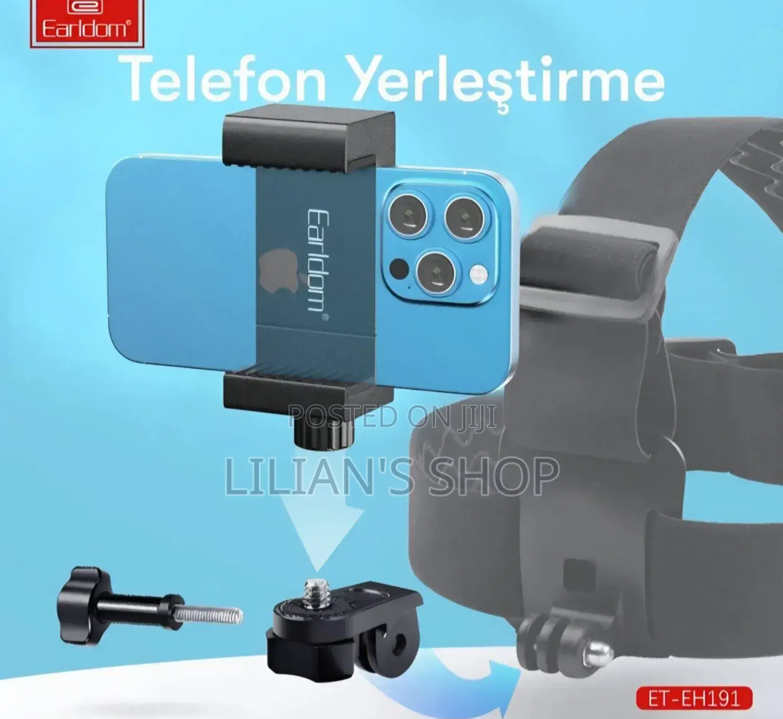 Earldom Eh191 Head Strap Phone Holder