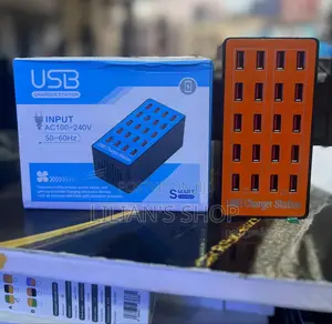 100w 20-Port Usb Smart Charger Station.