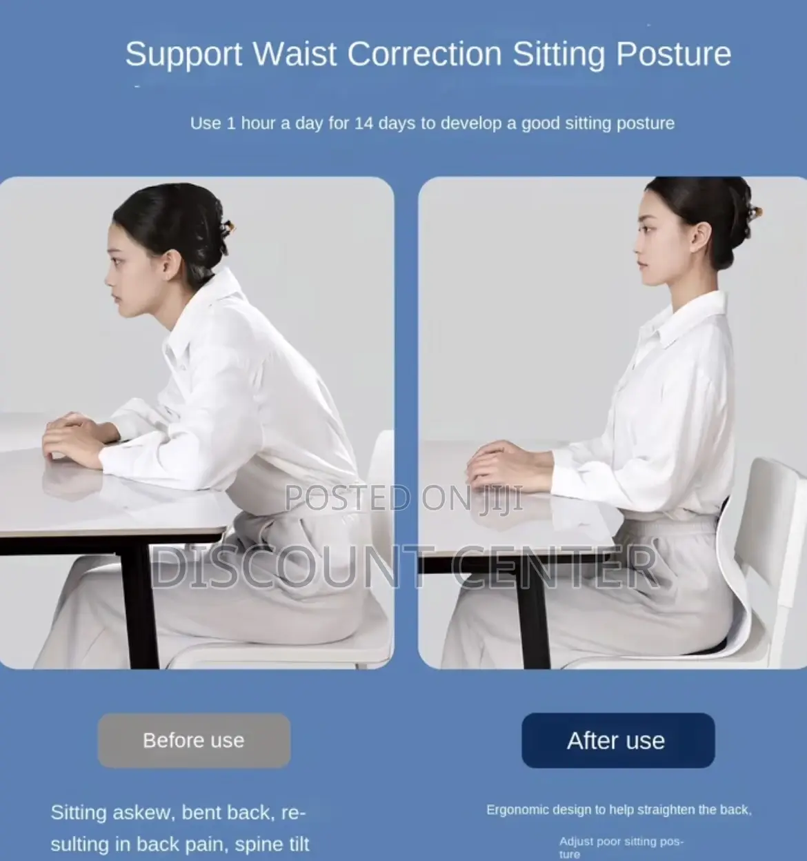 Lumbar Back Posture Corrector Seat