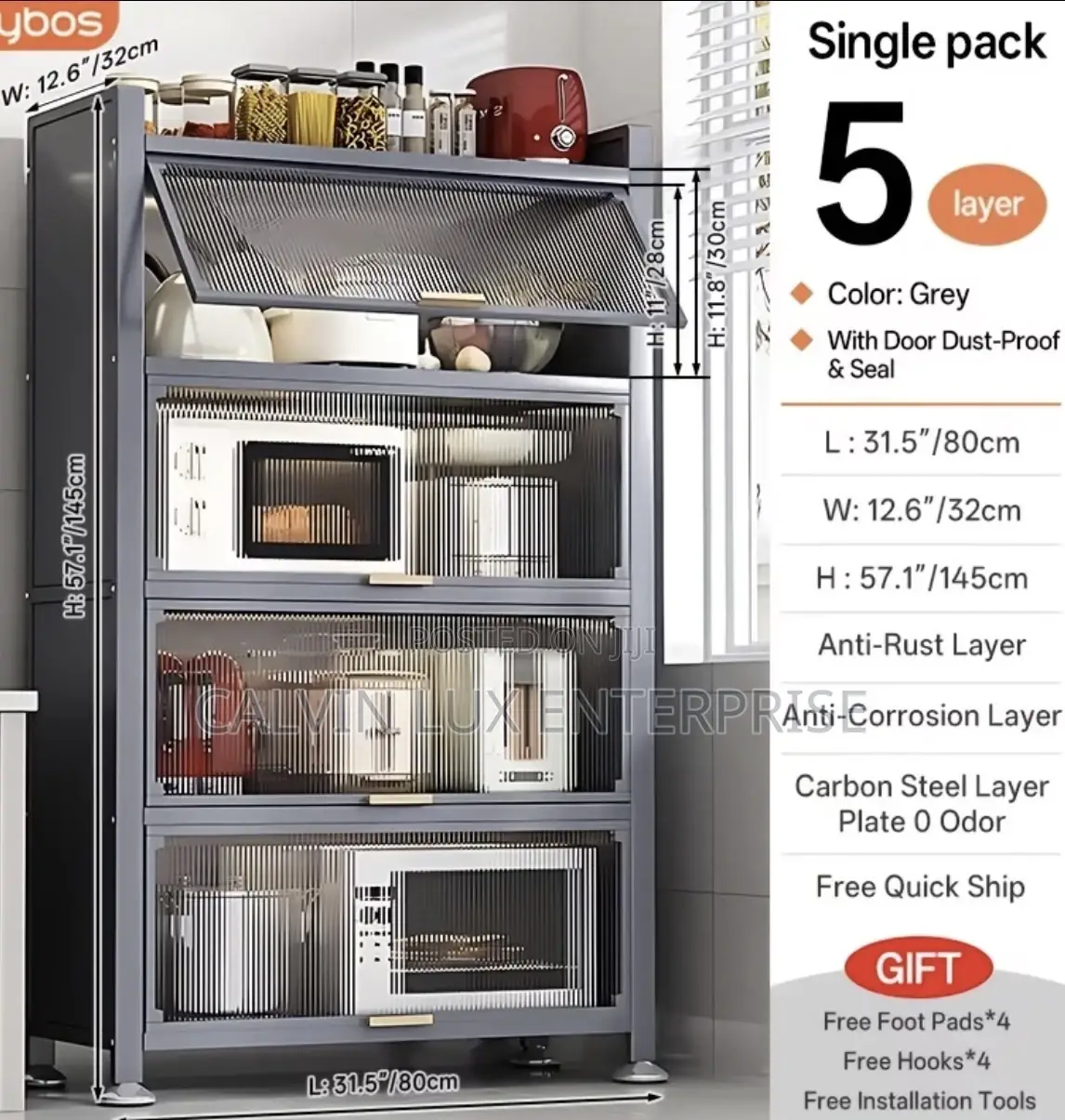 Kitchen Organizer 5 Layers Storage