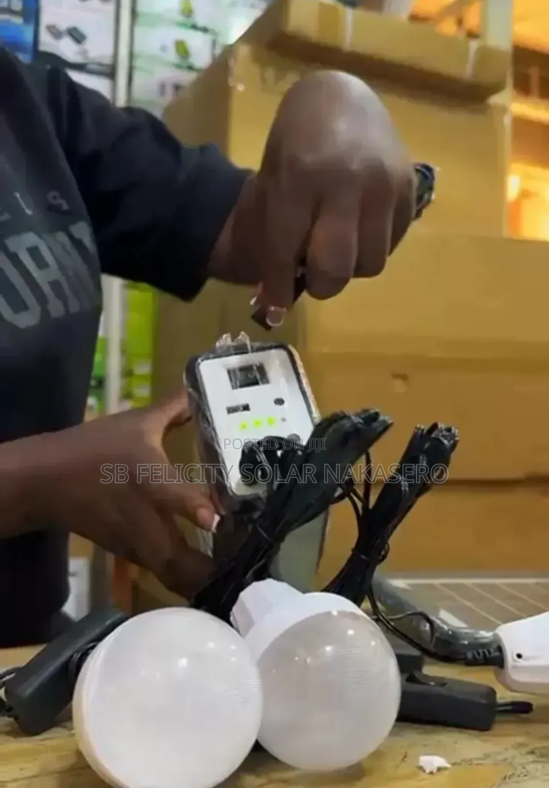 Solar Kit With Three Bulbs 3w