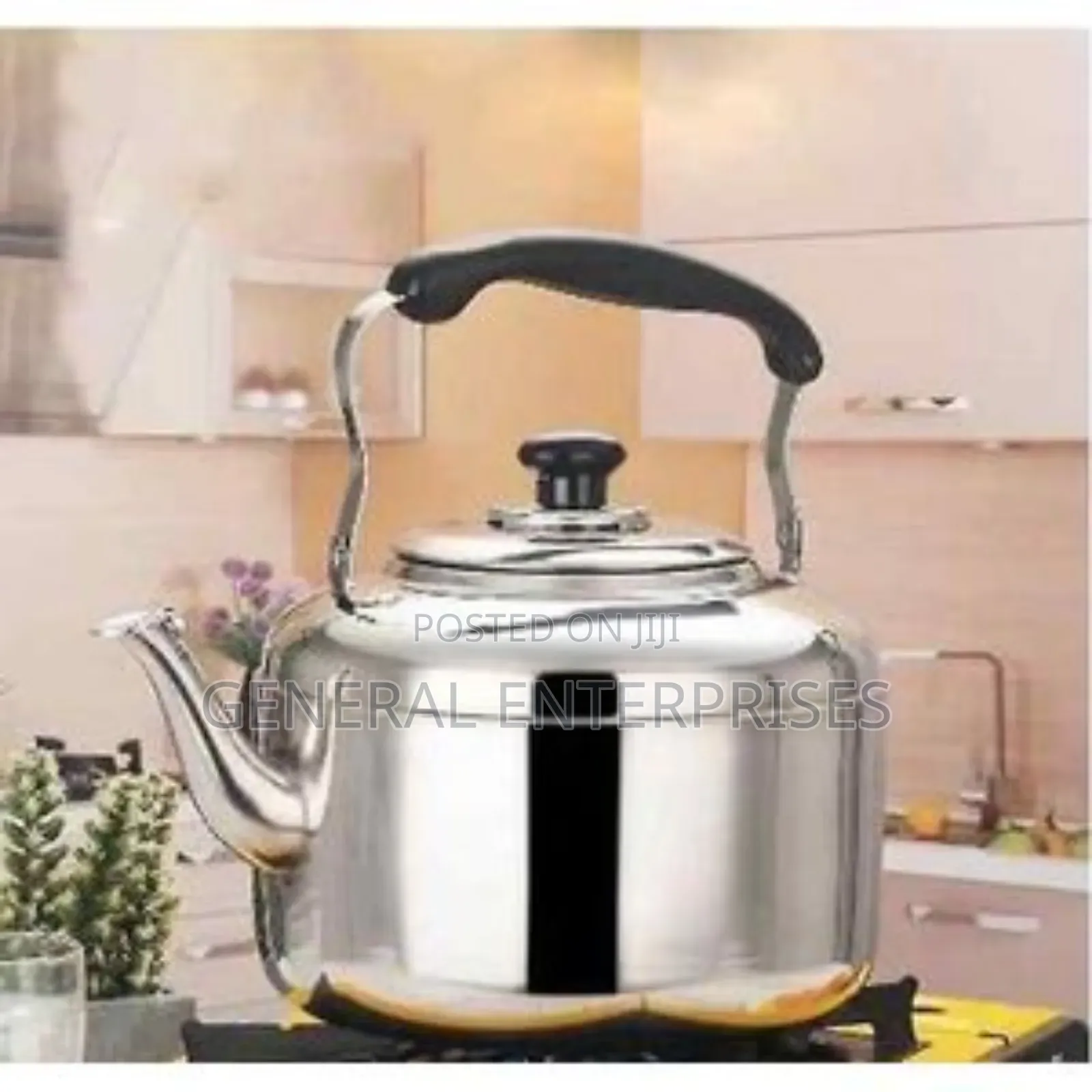 Stainless Steel Whistling Stovetop Kettle 4l