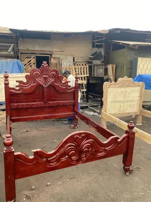 5x6 Executive Leather Bed (None Wrapped)-Workshop Price