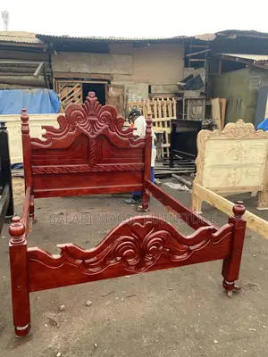 5x6 Executive Leather Bed (None Wrapped)-Workshop Price