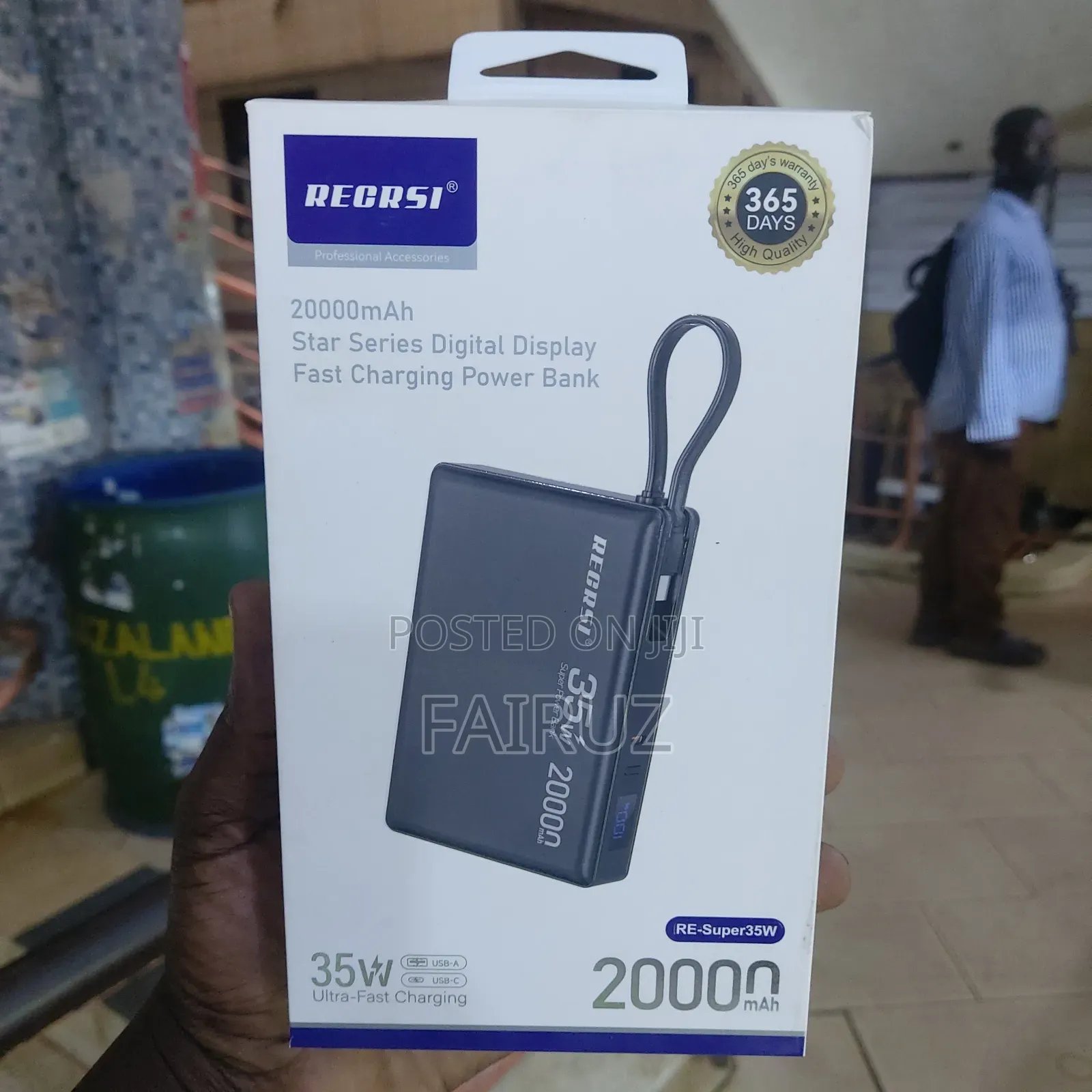 35w Super Fast 20000mah Power Bank Recris
