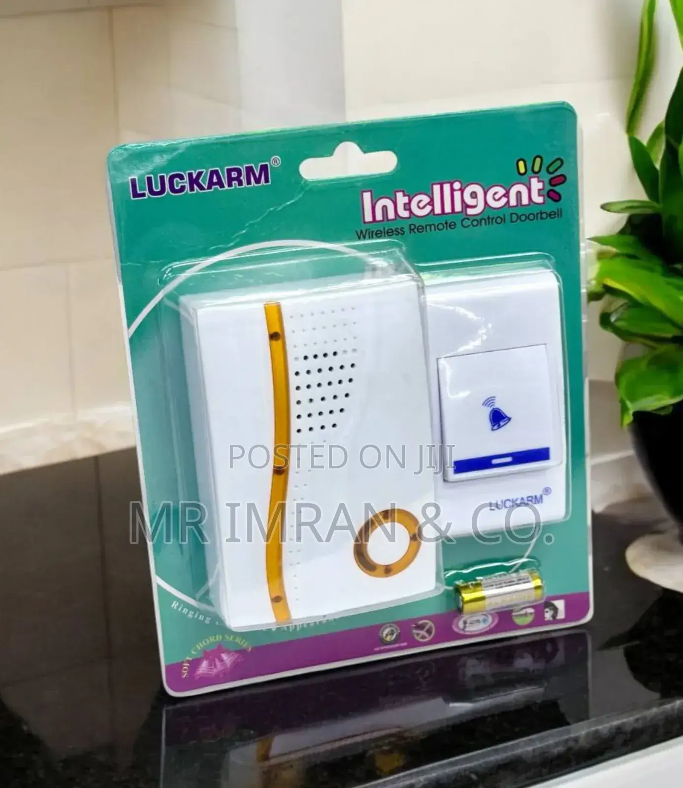 Luckarm Intelligent Wireless Remote Control Doorbell.