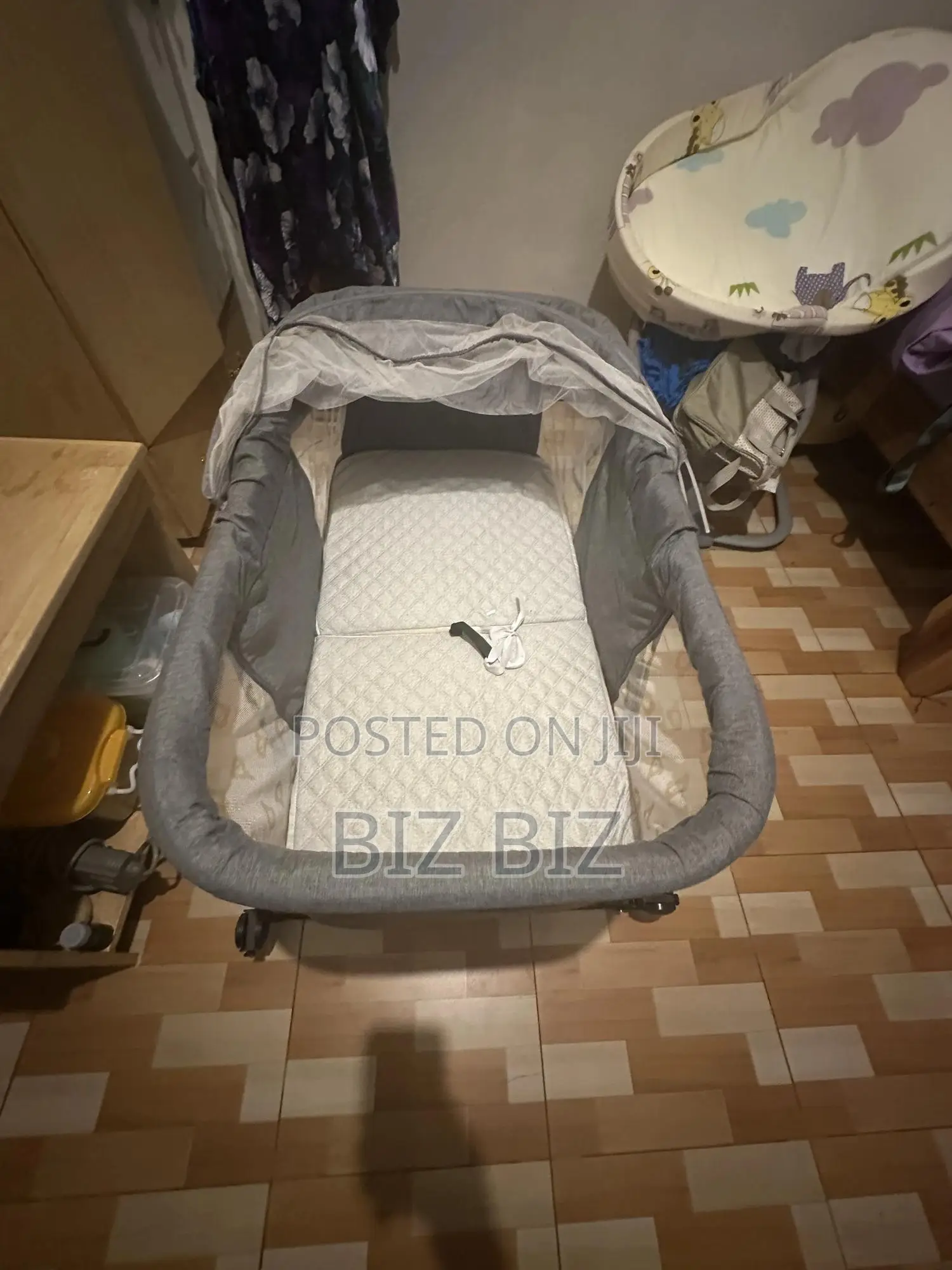 Baby Bed 2 in 1 Rocking Bassinet/Crib for New Born Baby