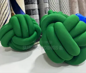 Green Knot Cushions