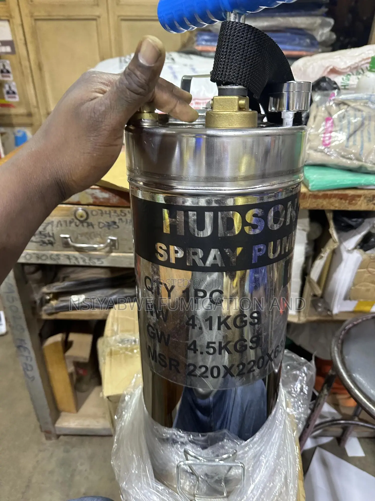 Hudson Stainless Steel Sprayer 10l – Heavy-Duty Professional