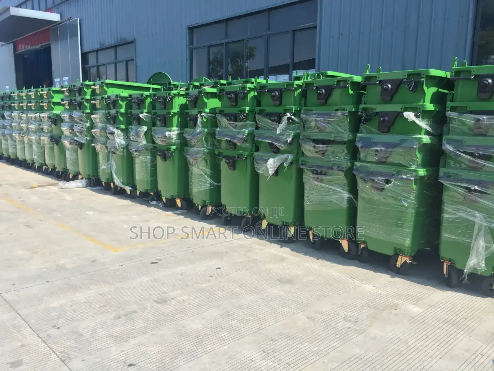 Heavy Duty Plastic Dust Bins 660liters
