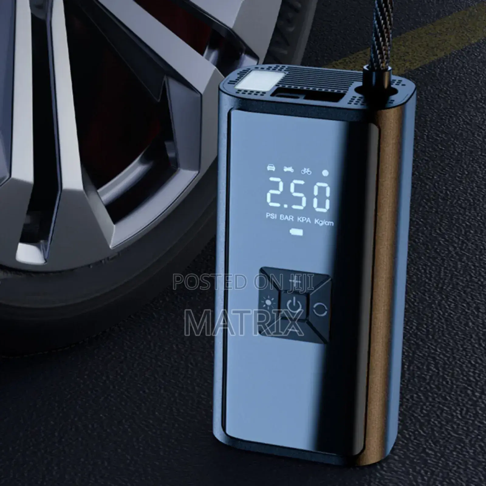Portable, Cordless Air Compressor and Tyre Inflator