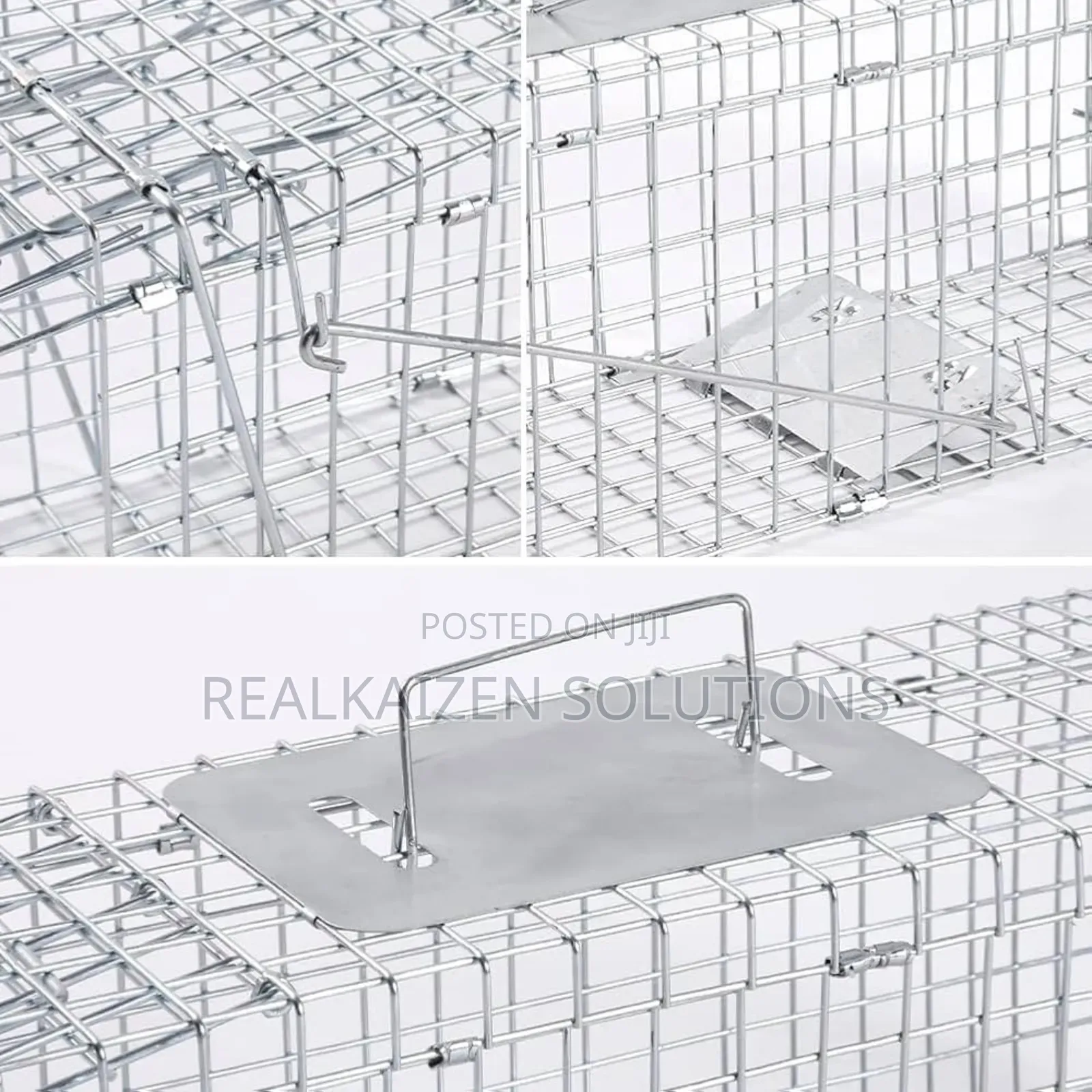 Heavy Duty Galvanized Steel Cage Animal Trap|