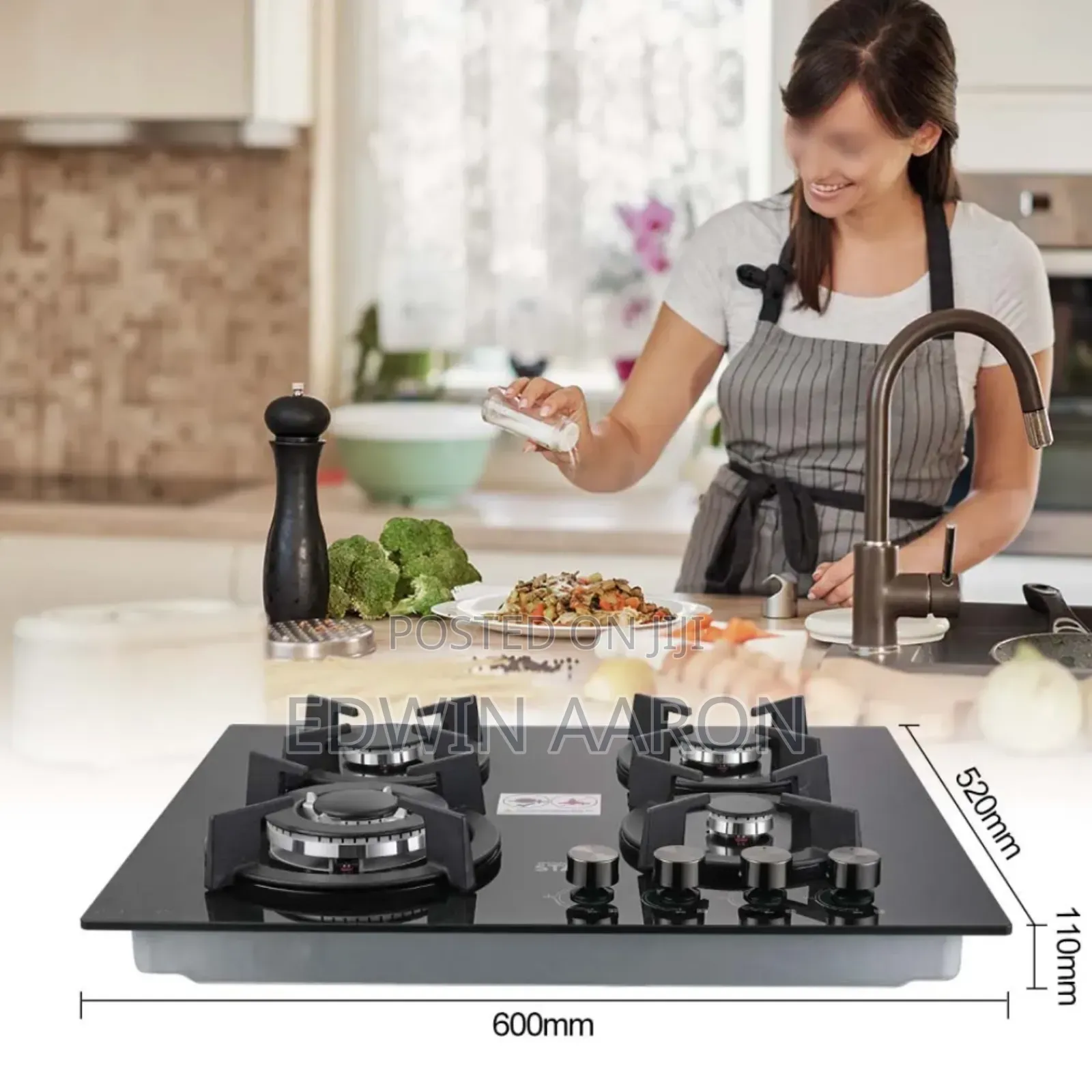 Winning Star Deluxe Gas Stove Hob 4 Burners