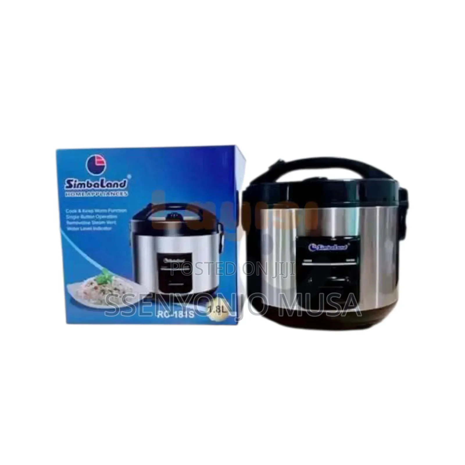Simbaland Electric Rice Cooker Rc-221s - 2.2l,900w,Cook Keep