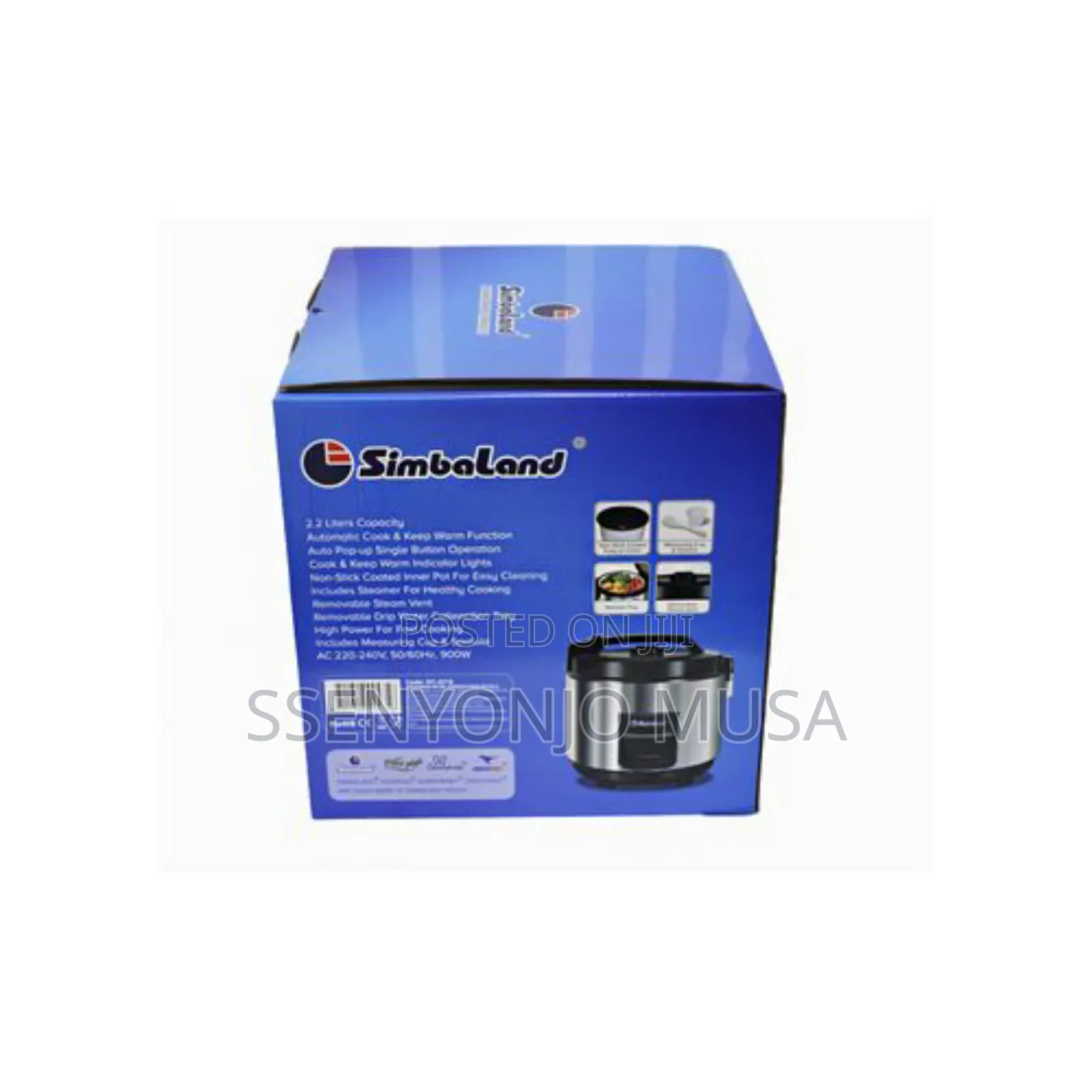 Simbaland Electric Rice Cooker Rc-221s - 2.2l,900w,Cook Keep