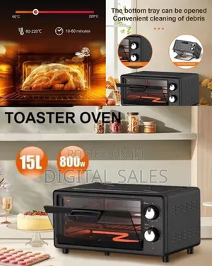 Sokany Compact Toaster Oven, 15l