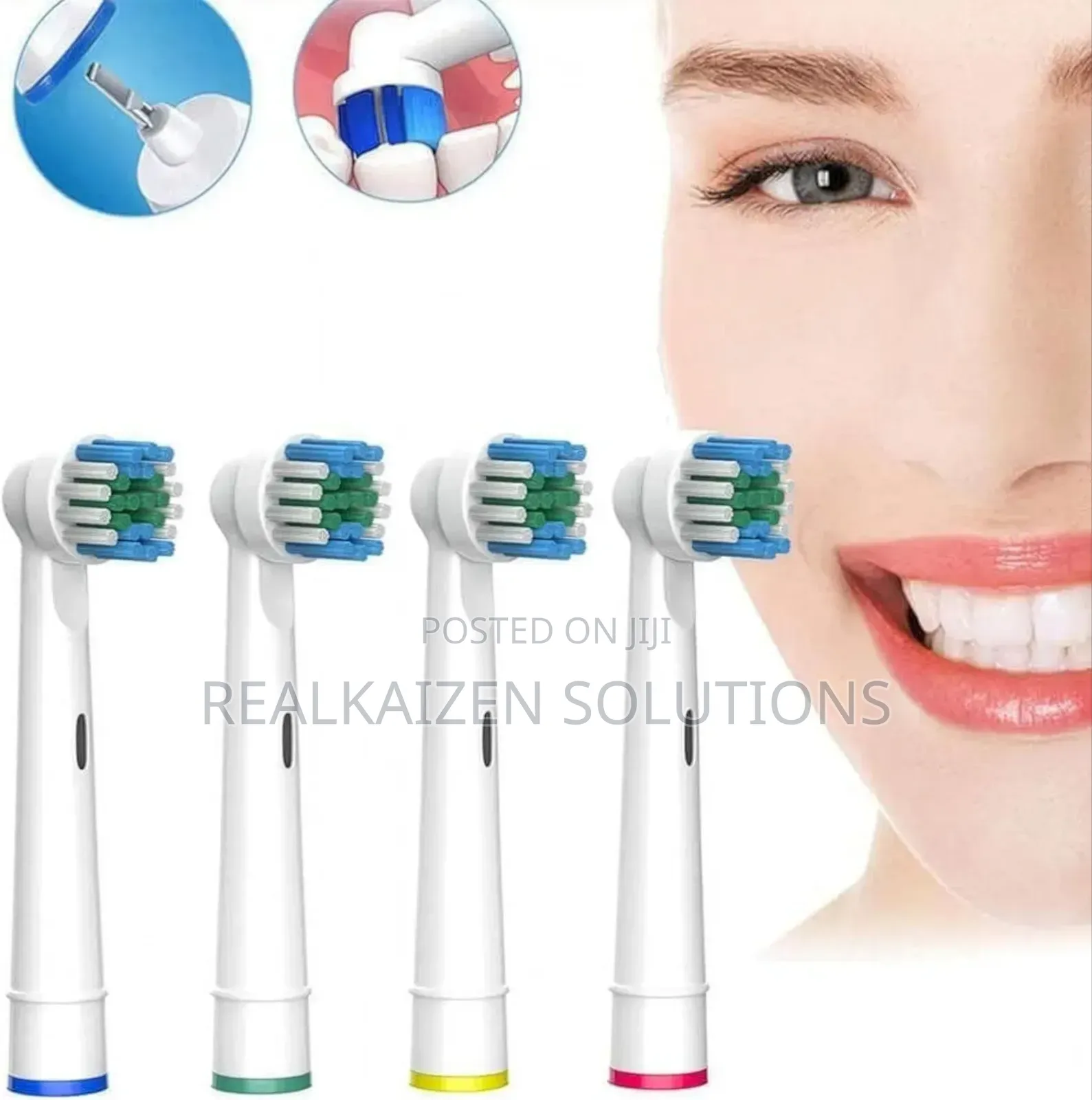 Replacement Toothbrush Heads for Oral-B Braun Electric Toothbrush 4pcs