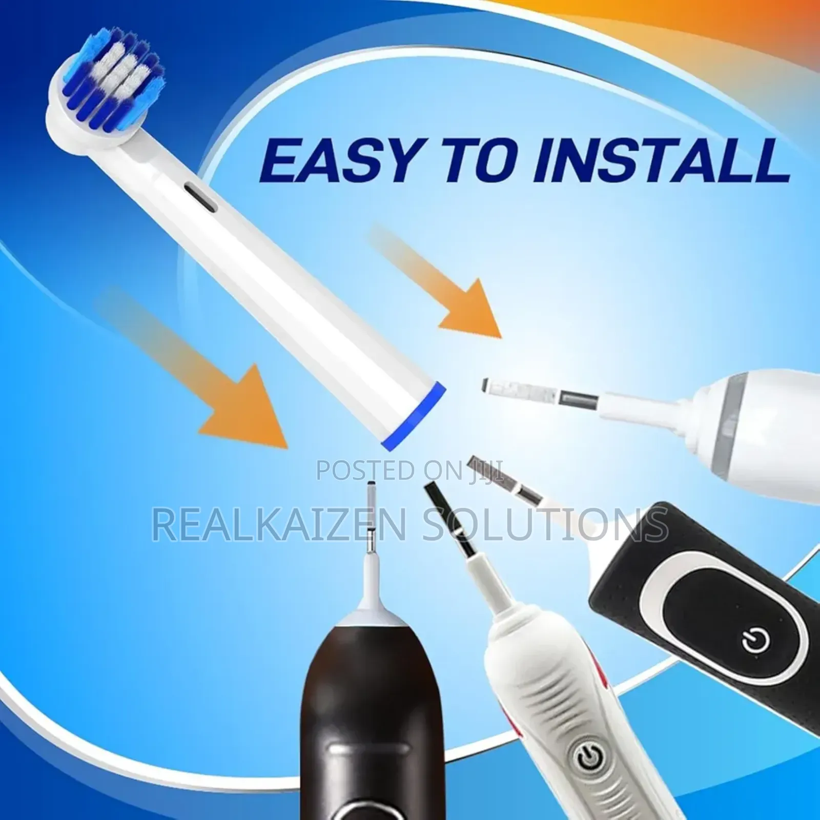 Replacement Toothbrush Heads for Oral-B Braun Electric Toothbrush 4pcs