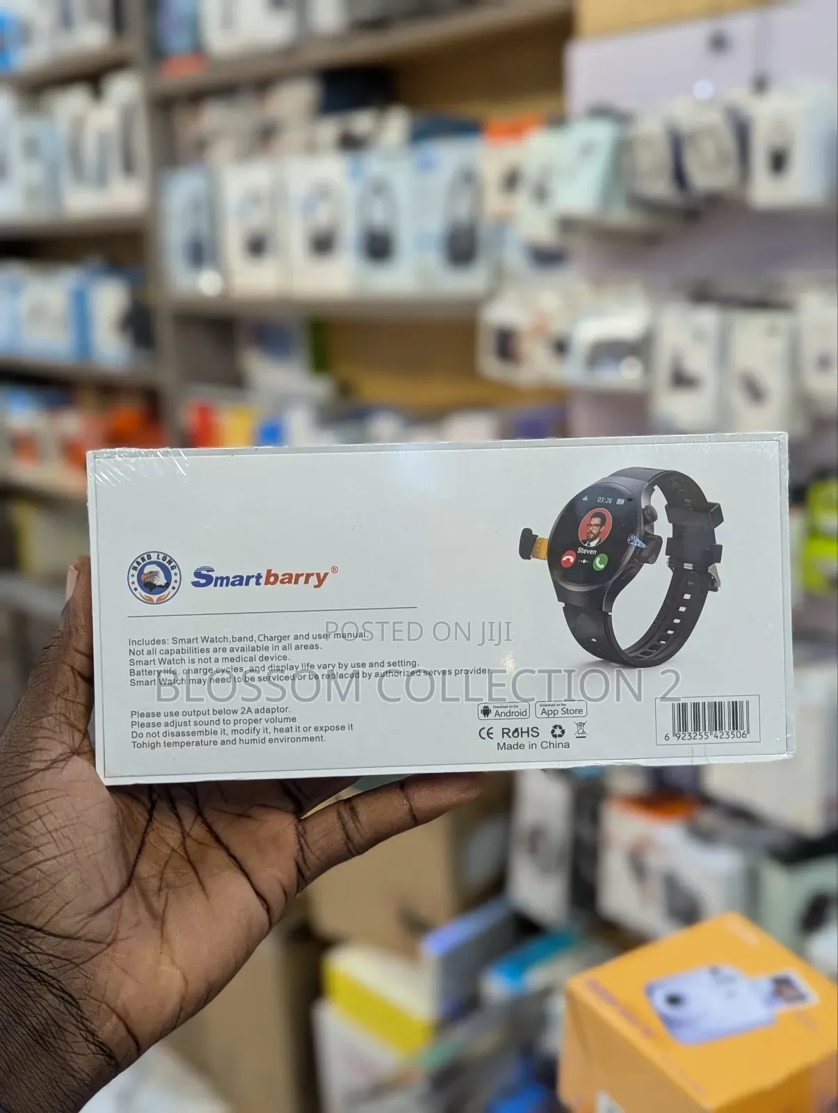Smartbarry Sm405 5g Simcard Smartwatch, Round 2.5d Curved Display