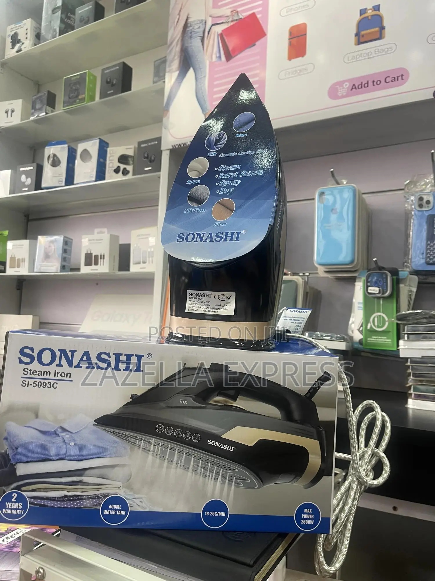 Sonashi Steam Iron Si-5093c