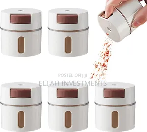 6pcs Wall-Mounted Magnetic Seasoning Box Set