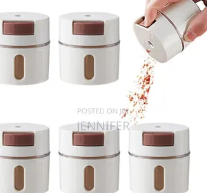 6pcs Wall-Mounted Magnetic Seasoning Box Set