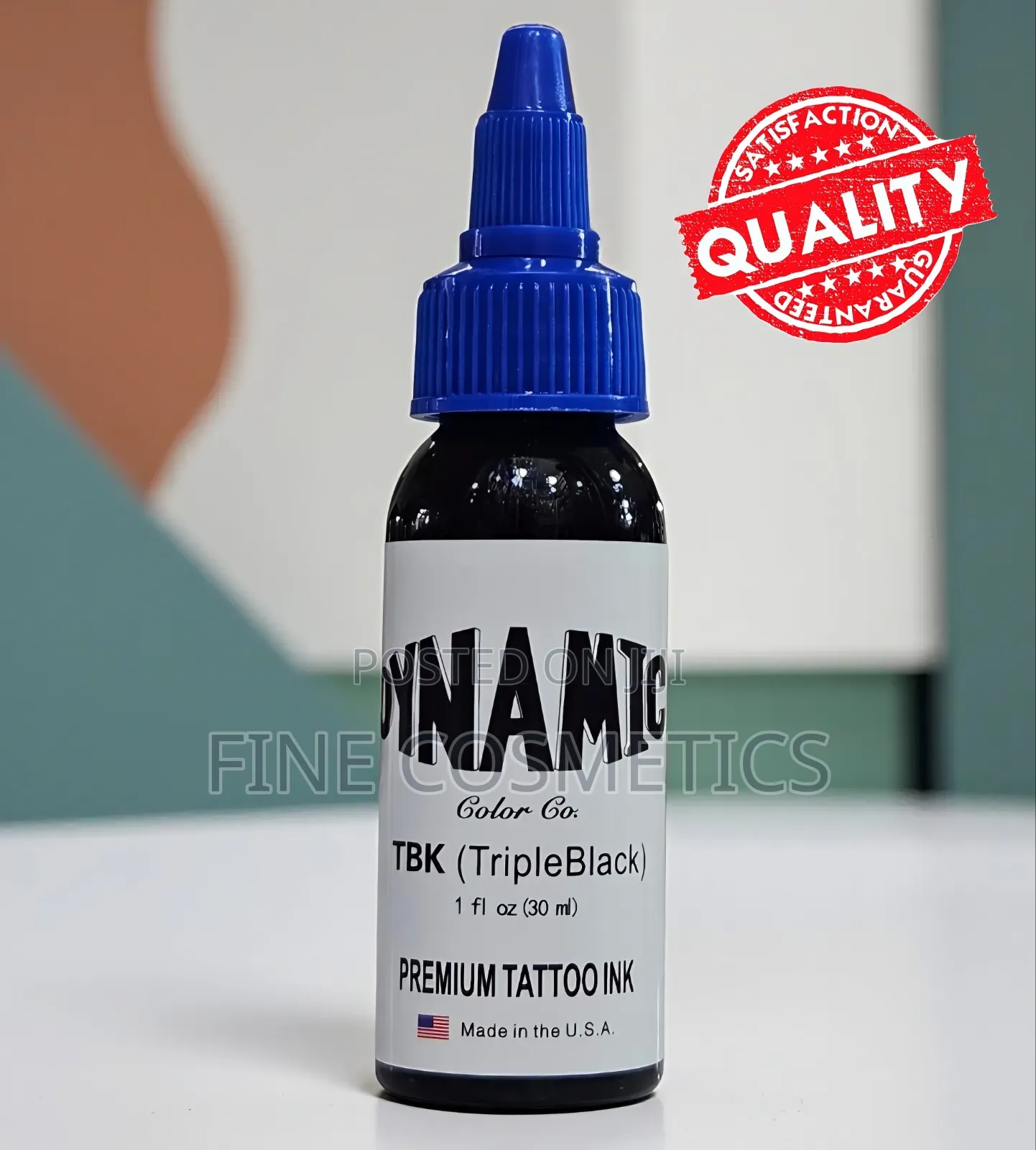 Dynamic TBK Triple Black Premium Tattoo Ink Microblading Pigment 30ml