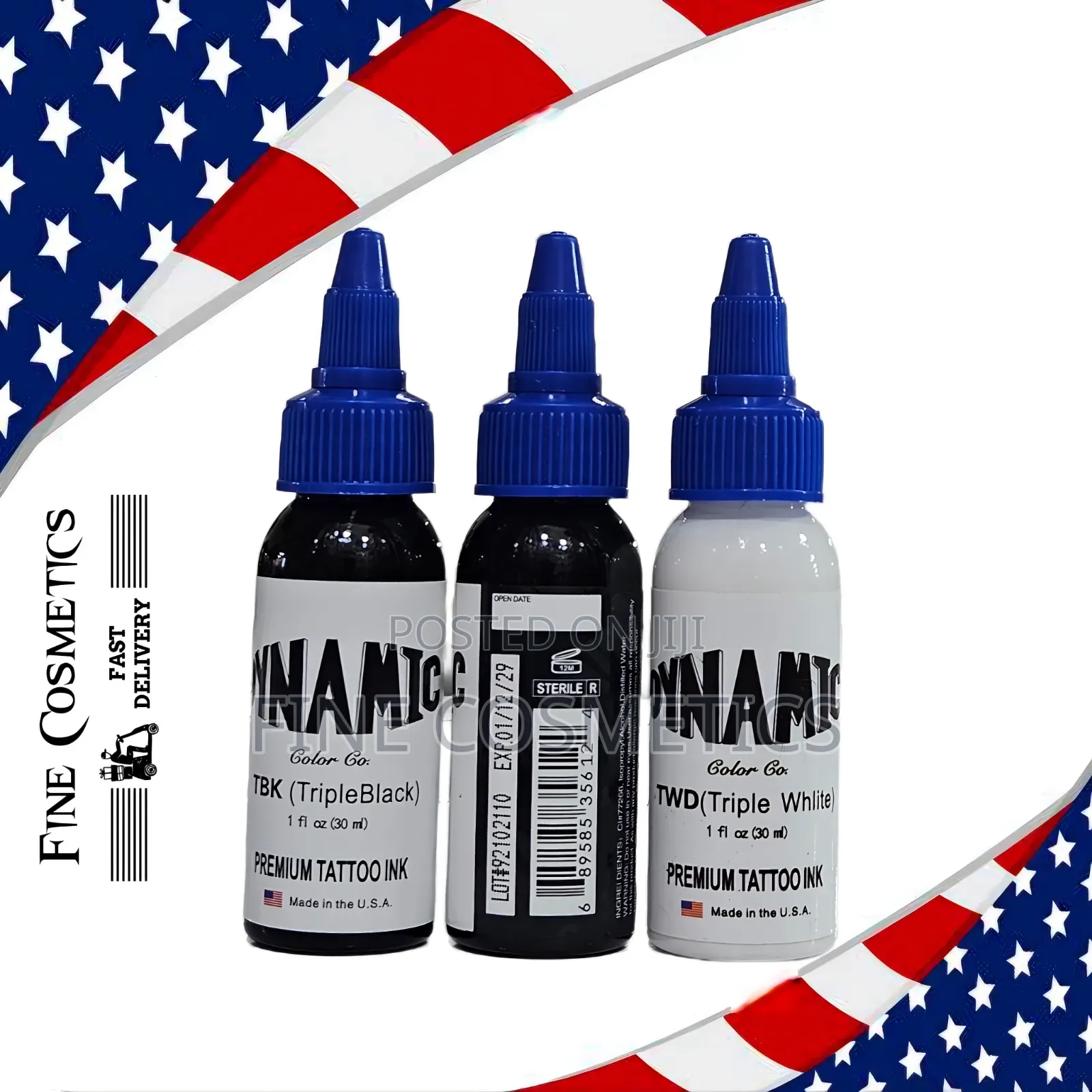 Dynamic TBK Triple Black Premium Tattoo Ink Microblading Pigment 30ml