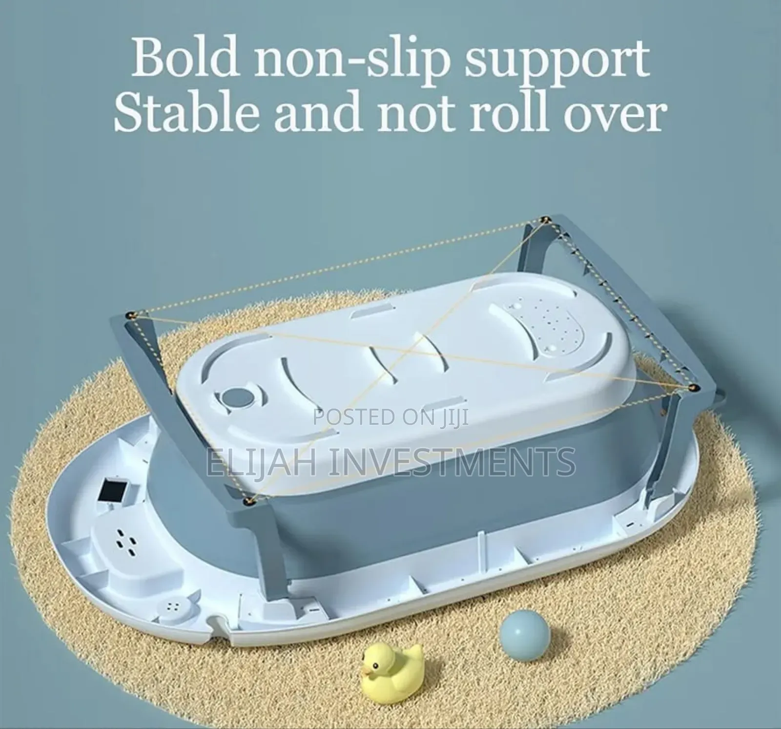 Foldable Baby Bath Tub With Intelligent Temperature Sensor