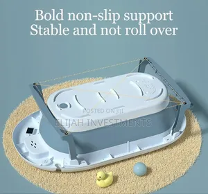 Foldable Baby Bath Tub With Intelligent Temperature Sensor
