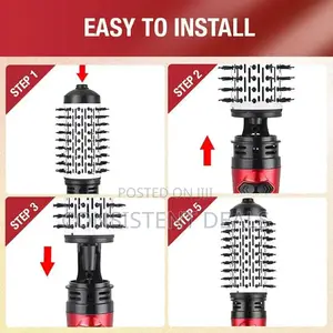 5-in-1 Hot Air Styler & Rotating Hair Dryer Brush