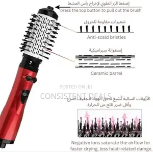 5-in-1 Hot Air Styler & Rotating Hair Dryer Brush