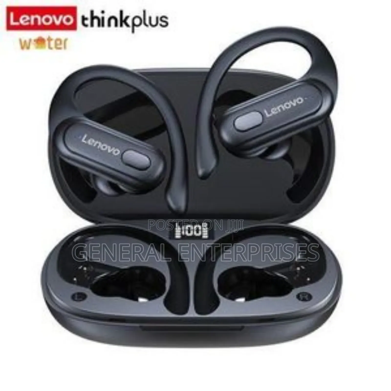 Lenovo Xt60 Bluetooth 5.3 Ear-Mounted Sports Wireless Earphone.