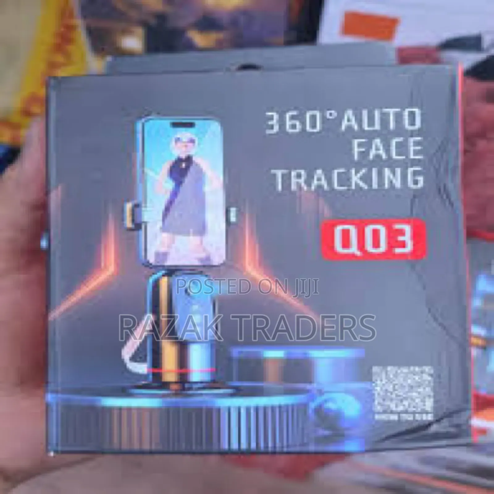 Q03 Ai Face Tracking Gimbal Stabilizer – 360° Rotation, Auto Follow