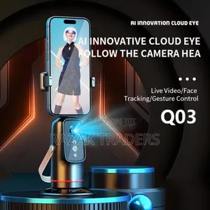 Q03 Ai Face Tracking Gimbal Stabilizer – 360° Rotation, Auto Follow