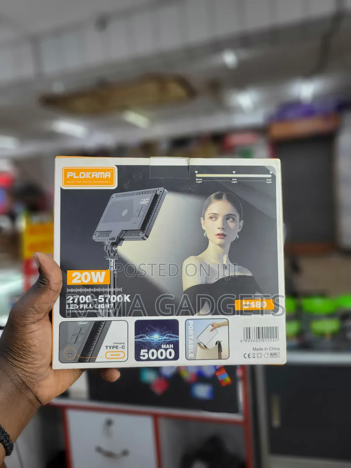 Plokama U480 Pro RGB Led Photography Fill Light.