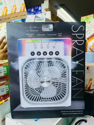 Portable Rechargeable Misting Fan