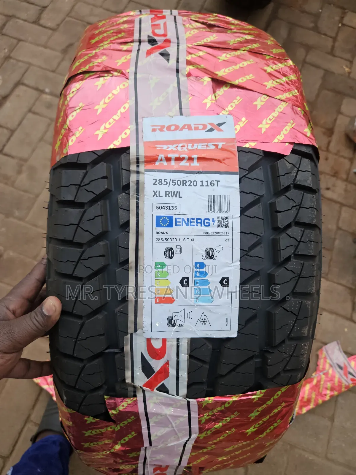 285 50 R20 Roadx At 21 Large Enough To Comfort Ur Car.