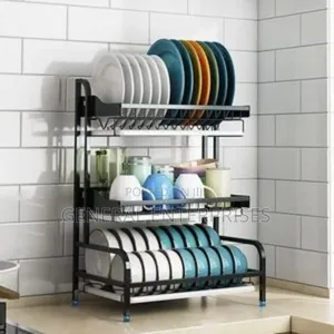 Stainless Steel 3-tier Dish Rack