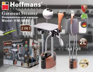 Hoffman  Double  Stand Garment Steamer With Ironing Board