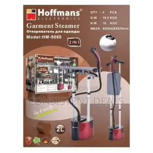 Hoffman  Double  Stand Garment Steamer With Ironing Board