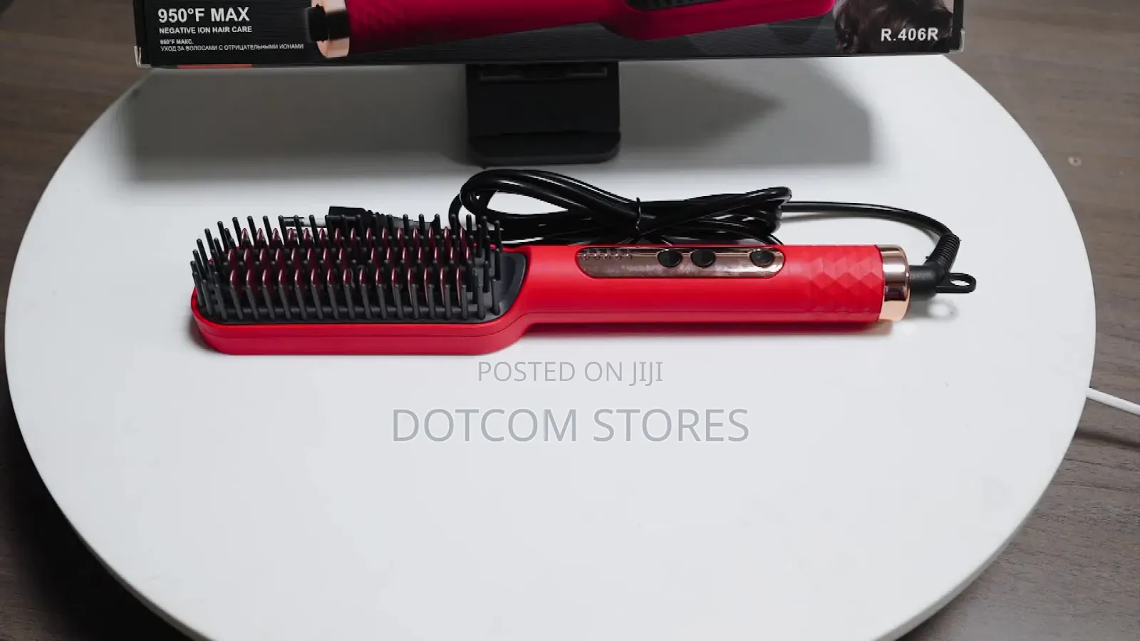 Raf Brand Hair Straightener Brush (Model R.406r),