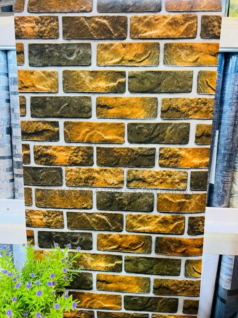 Stone Brick Effect Wallpaper – Realistic Look