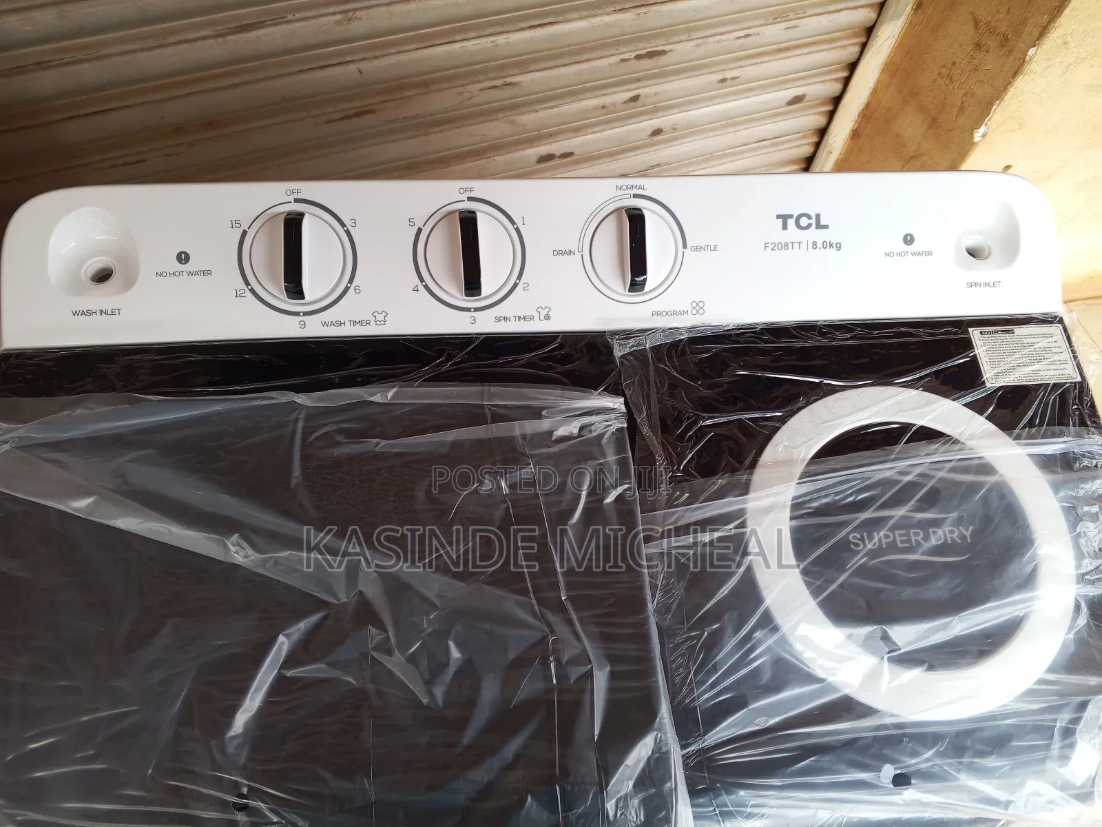TCL Twin Tub Washing Machine 8kg
