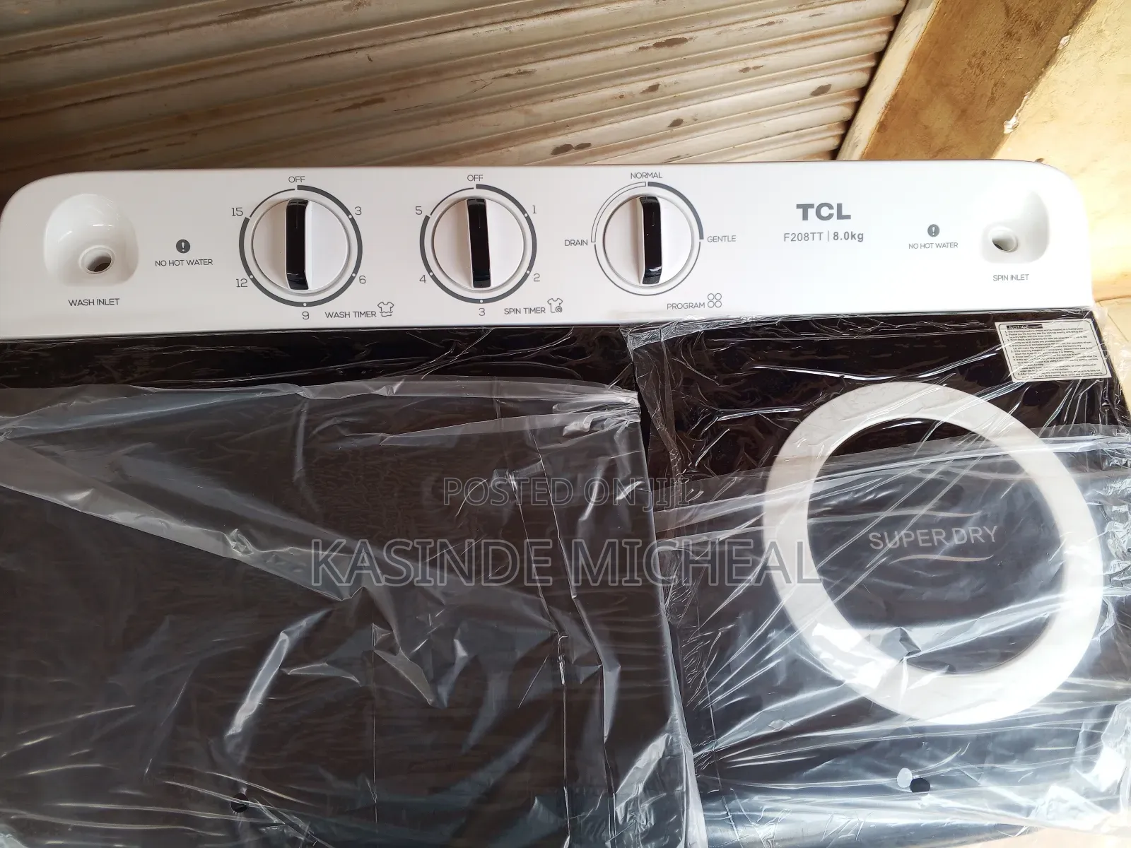 TCL Twin Tub Washing Machine 8kg