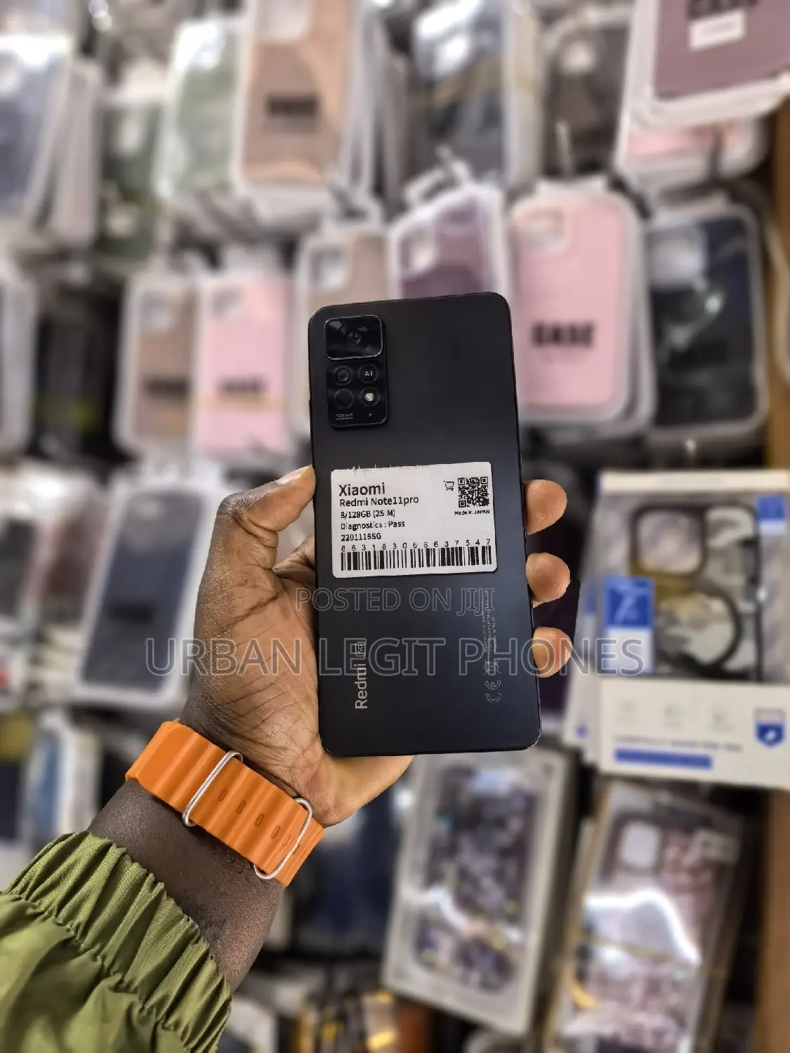 New Xiaomi Redmi Note 11 Pro 5G 128 GB Black