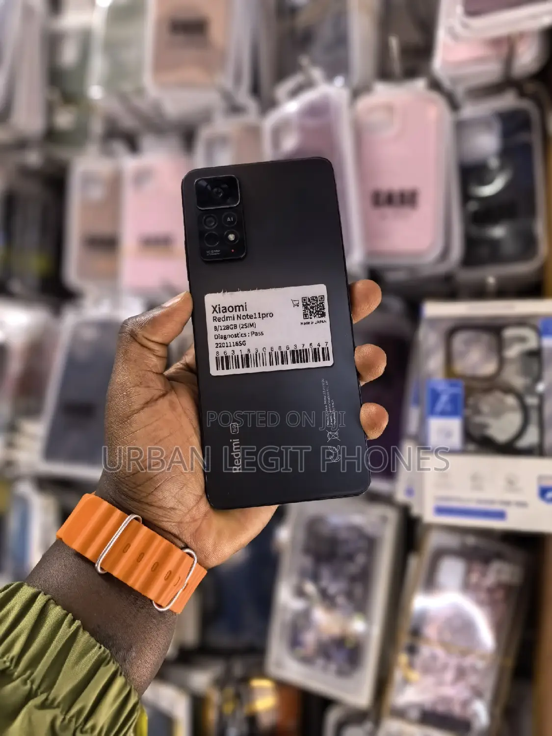 New Xiaomi Redmi Note 11 Pro 5G 128 GB Black