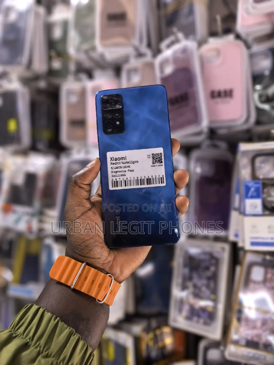 New Xiaomi Redmi Note 11 Pro 5G 128 GB Blue