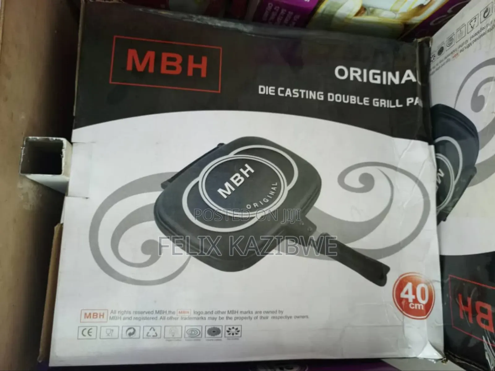 MBH Original Die Casting Double Grill Pan.