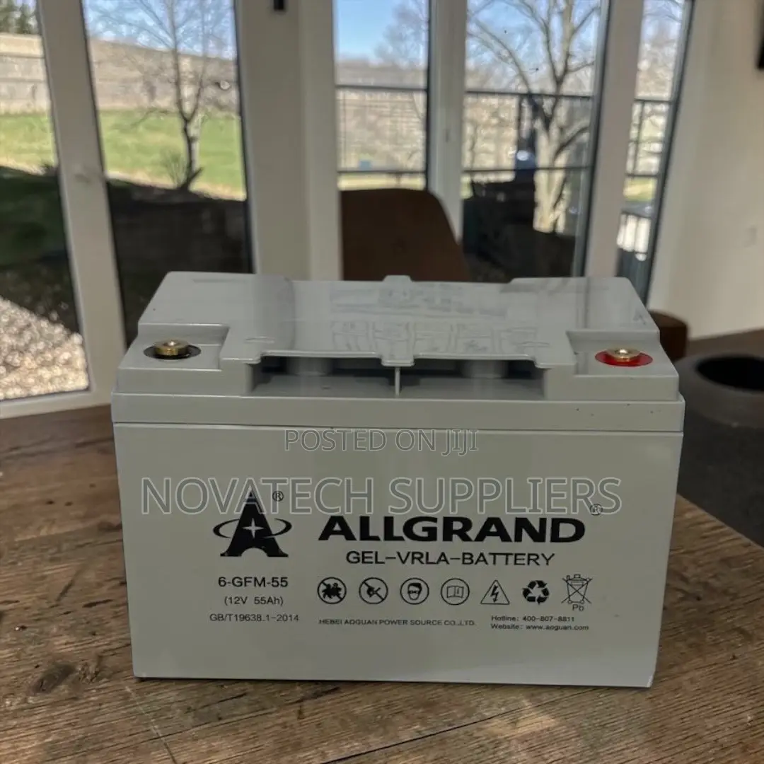 Allgrand 55ah 12v Pure Gel Solar Battery